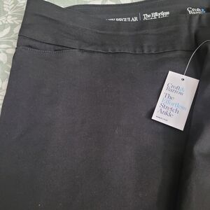Croft & Barrow Black Stretch Ankle Pants